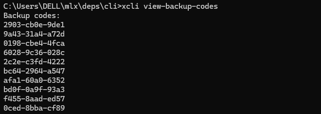 How to enable 2FA (two-factor authentication) in CLI reference visual 9